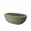 Native Trails 62" NativeStone Concrete Avalon Freestanding Bathtub, Sage, NST6236-G