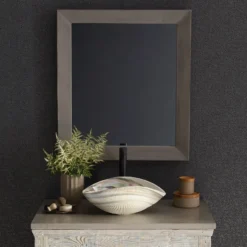 Native Trails 36" NativeStone Vanity Top, Ash, Vessel with Single Faucet Hole, VT36-V-A-1