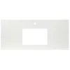 Native Trails 48" NativeStone Vanity Top, Pearl, Rectangle 18x12 with Single Faucet Hole, VT48-R1812-P-1