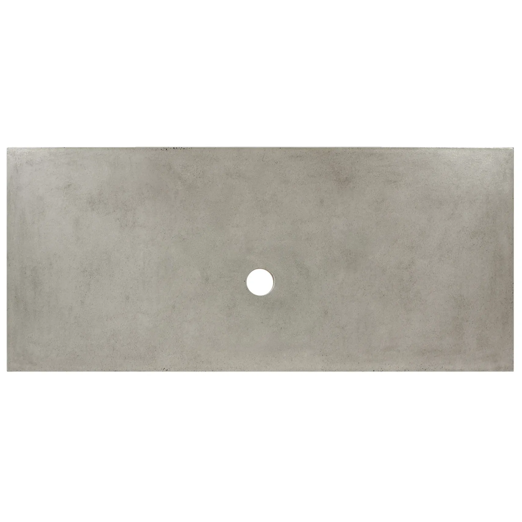 Native Trails 48" NativeStone Vanity Top, Ash, Vessel with No Faucet Hole, VT48-V-A-0