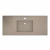 Native Trails 48" NativeStone Palomar Vanity Top with Integral Sink in Earth - Single Faucet Cutout, NSVNT48-E1