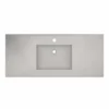 Native Trails 48" NativeStone Palomar Vanity Top with Integral Sink in Ash - Single Faucet Cutout, NSVNT48-A1