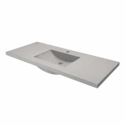 Native Trails 48" NativeStone Palomar Vanity Top with Integral Sink in Ash - Single Faucet Cutout, NSVNT48-A1