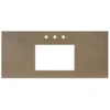Native Trails 48" NativeStone Vanity Top, Earth, Rectangle 18x12 with 3 Faucet Holes, VT48-R1812-E-3