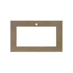 Native Trails 36" NativeStone Vanity Top, Earth, 28x14 Cutout for Trough with Single or No Faucet Hole, VT36-T2814-E-1