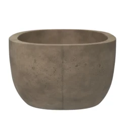Native Trails 66" NativeStone Concrete Avalon Freestanding Bathtub, Earth, NST6636-E