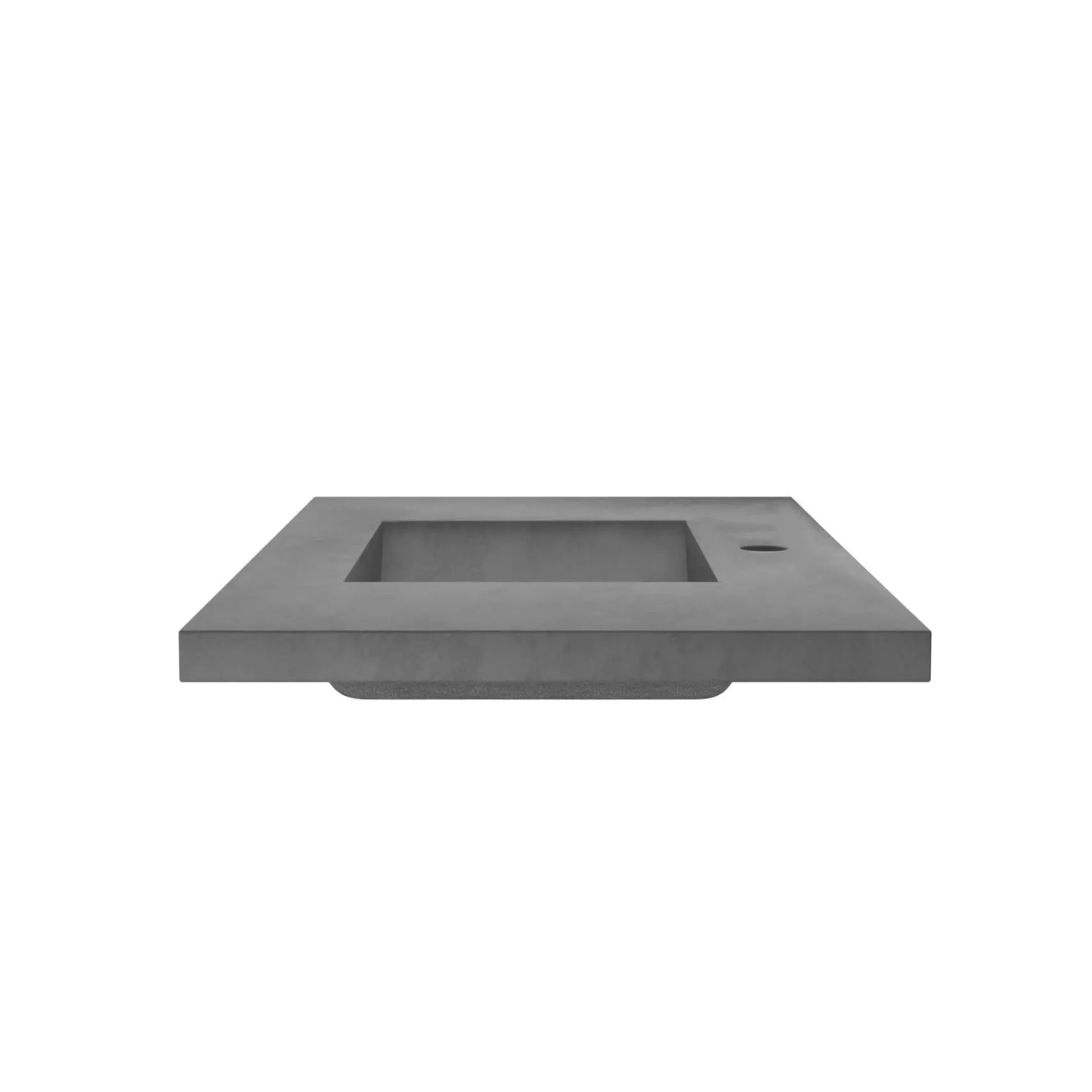 Native Trails 36" NativeStone Palomar Vanity Top with Integral Sink in Slate - Single Faucet Cutout, NSVNT36-S1
