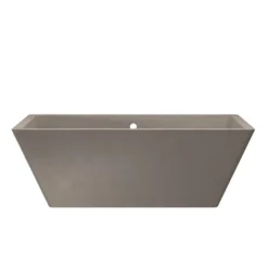 Native Trails 66" NativeStone Concrete Mendocino Bathtub, Earth, NST6634-E