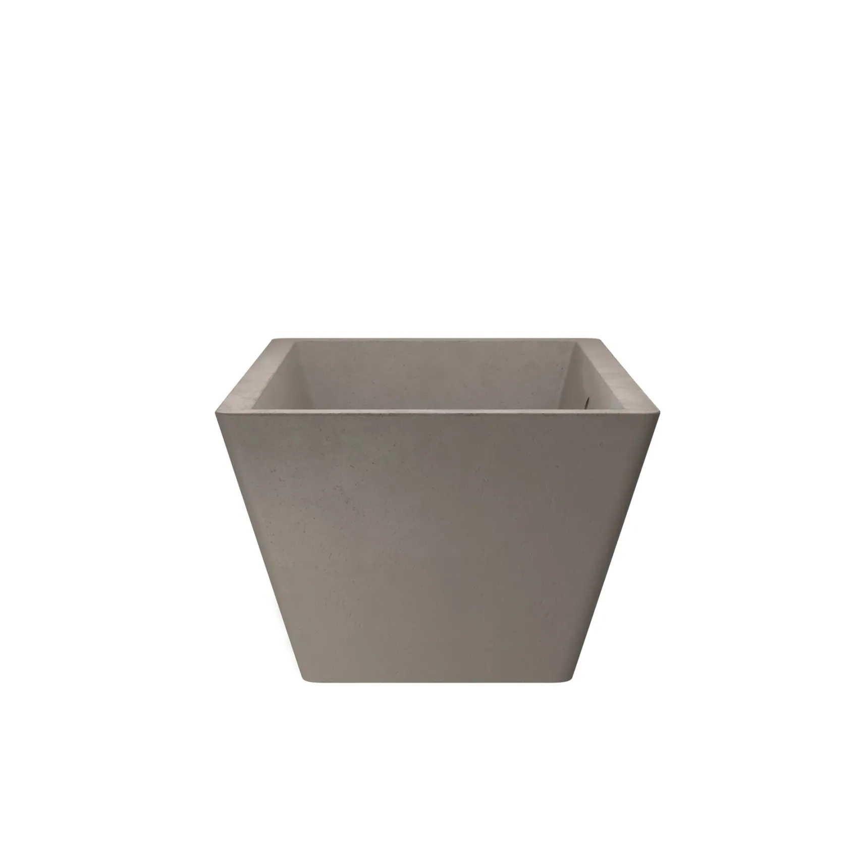 Native Trails 66" NativeStone Concrete Mendocino Bathtub, Earth, NST6634-E