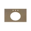 Native Trails 36" NativeStone Vanity Top, Earth, Oval with 3 Faucet Holes, VT36-O1714-E-3