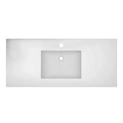 Native Trails 48" NativeStone Palomar Vanity Top with Integral Sink in Pearl - Single Faucet Cutout, NSVNT48-P1