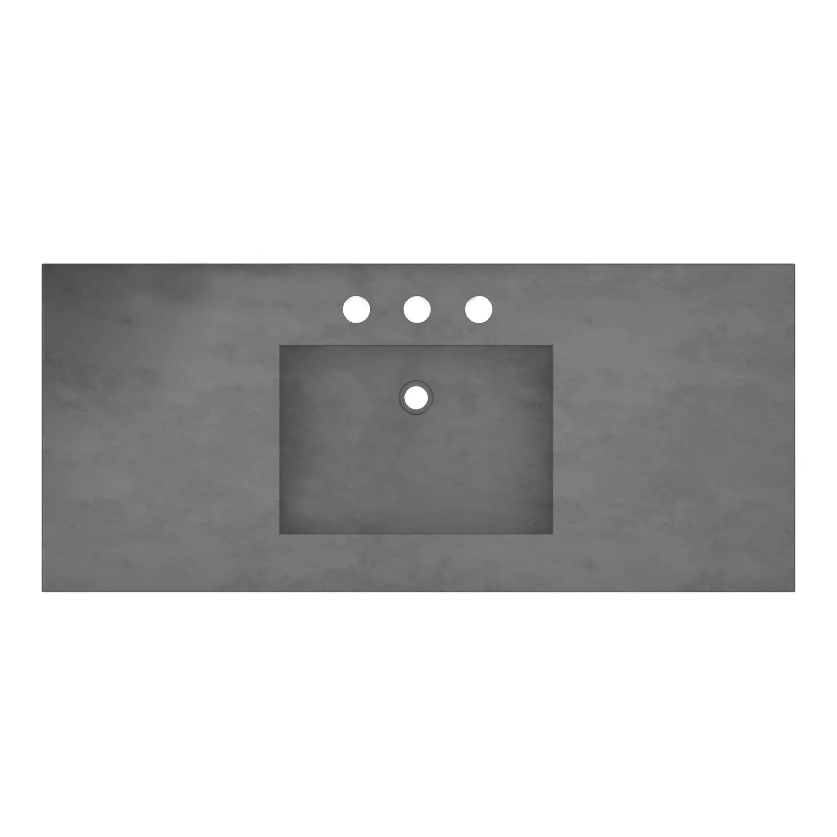 Native Trails 48" NativeStone Palomar Vanity Top with Integral Sink in Slate - 8" Widespread Cutout, NSVNT48-S
