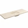 Native Trails 60" Palomar ADA NativeStone Vanity Top and Sink in Sand, Single Faucet Cutout, NSVNT60-D1