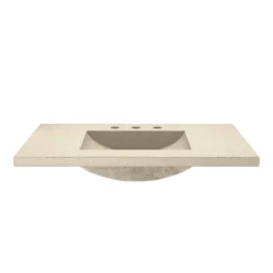 Native Trails 36" Palomar ADA NativeStone Vanity Top and Sink in Sand, 8" Widespread Cutout, NSVNT36-D