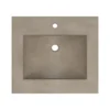 Native Trails 24" Palomar ADA NativeStone Vanity Top and Sink in Earth, Single Faucet Hole, NSVNT24-E1