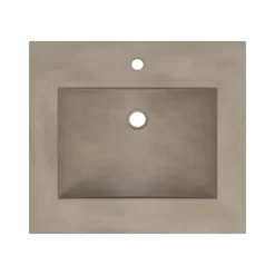 Native Trails 24" Palomar ADA NativeStone Vanity Top and Sink in Earth, Single Faucet Hole, NSVNT24-E1