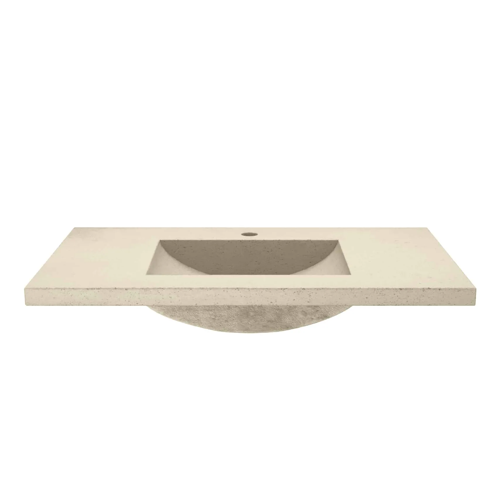 Native Trails 36" Palomar ADA NativeStone Vanity Top and Sink in Sand, Single Faucet Cutout, NSVNT36-D1