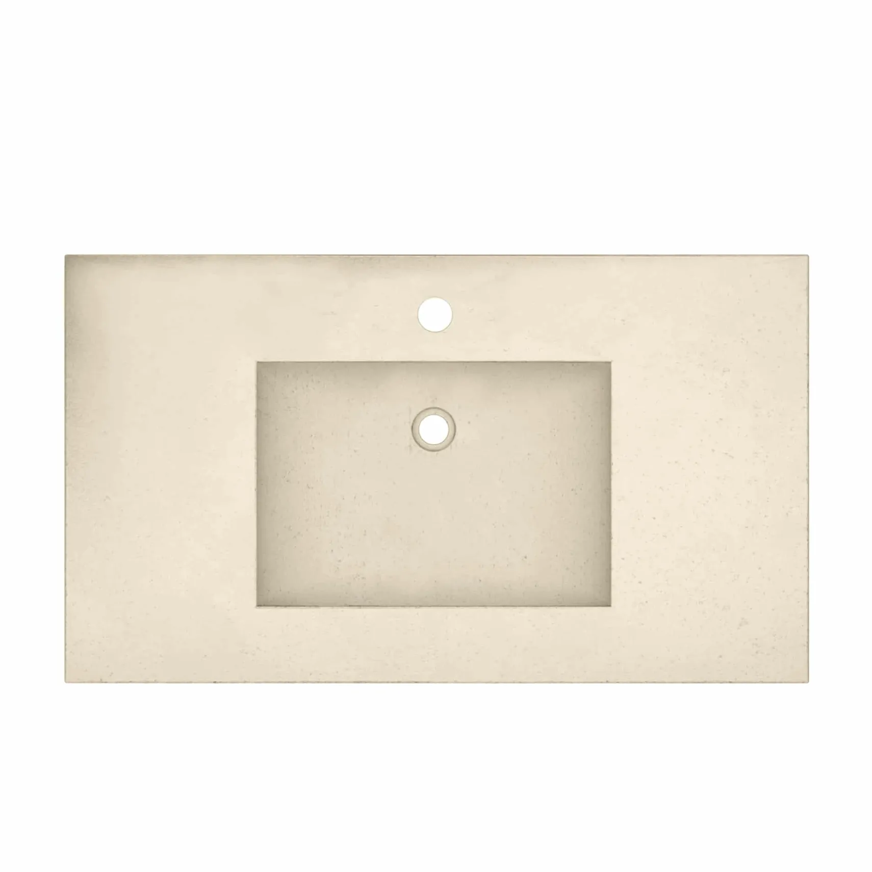 Native Trails 36" Palomar ADA NativeStone Vanity Top and Sink in Sand, Single Faucet Cutout, NSVNT36-D1