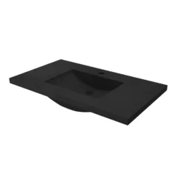 Native Trails 36" Palomar ADA Vanity Top with Integral Sink in Charcoal, Single Faucet Cutout, NSVNT36-C1