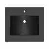 Native Trails 24" Palomar ADA NativeStone Vanity Top and Sink in Charcoal, Single Faucet Hole, NSVNT24-C1