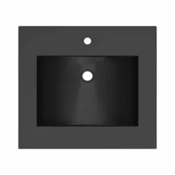 Native Trails 24" Palomar ADA NativeStone Vanity Top and Sink in Charcoal, Single Faucet Hole, NSVNT24-C1