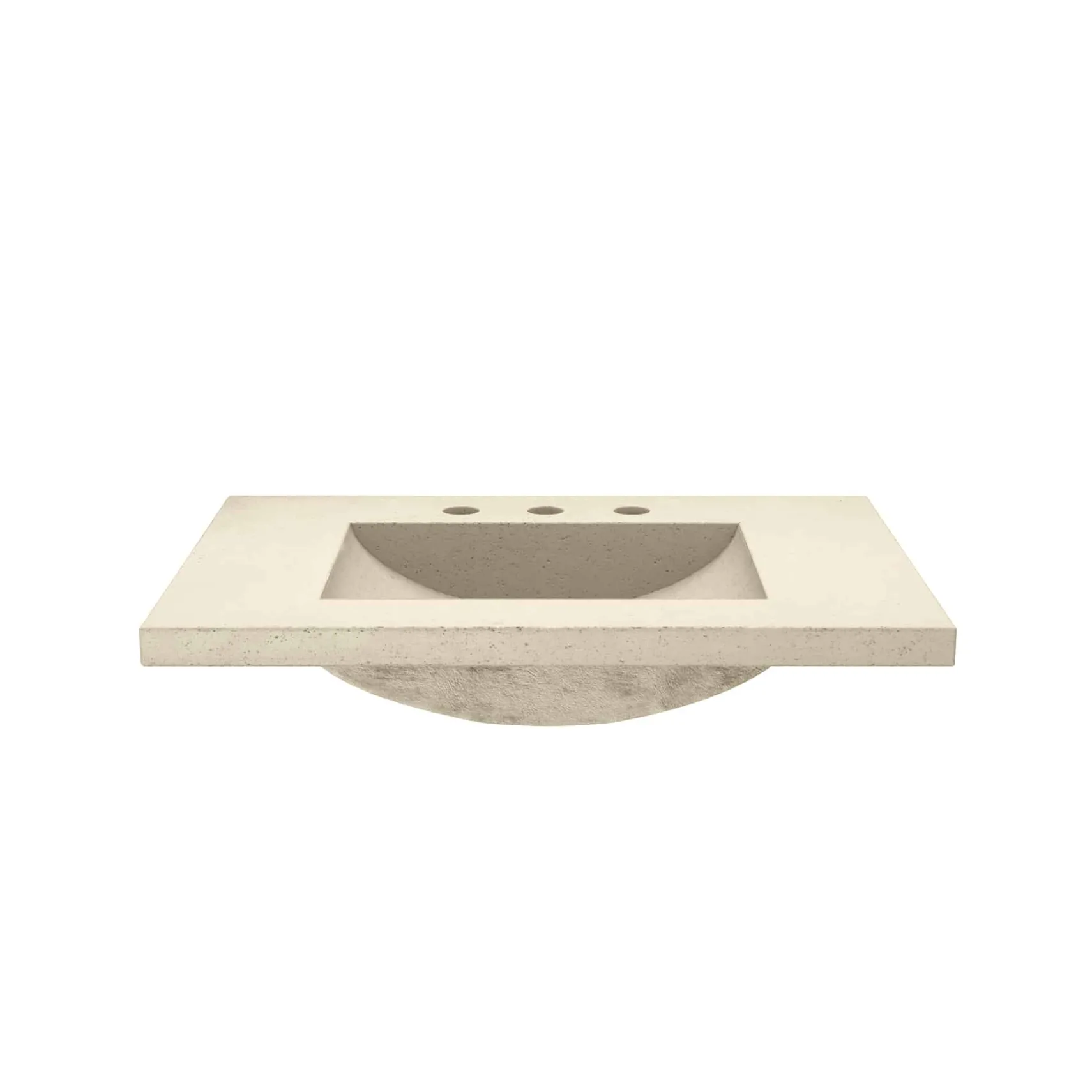 Native Trails 30" Palomar ADA NativeStone Vanity Top and Sink in Sand, 8" Widespread Cutout, NSVNT30-D