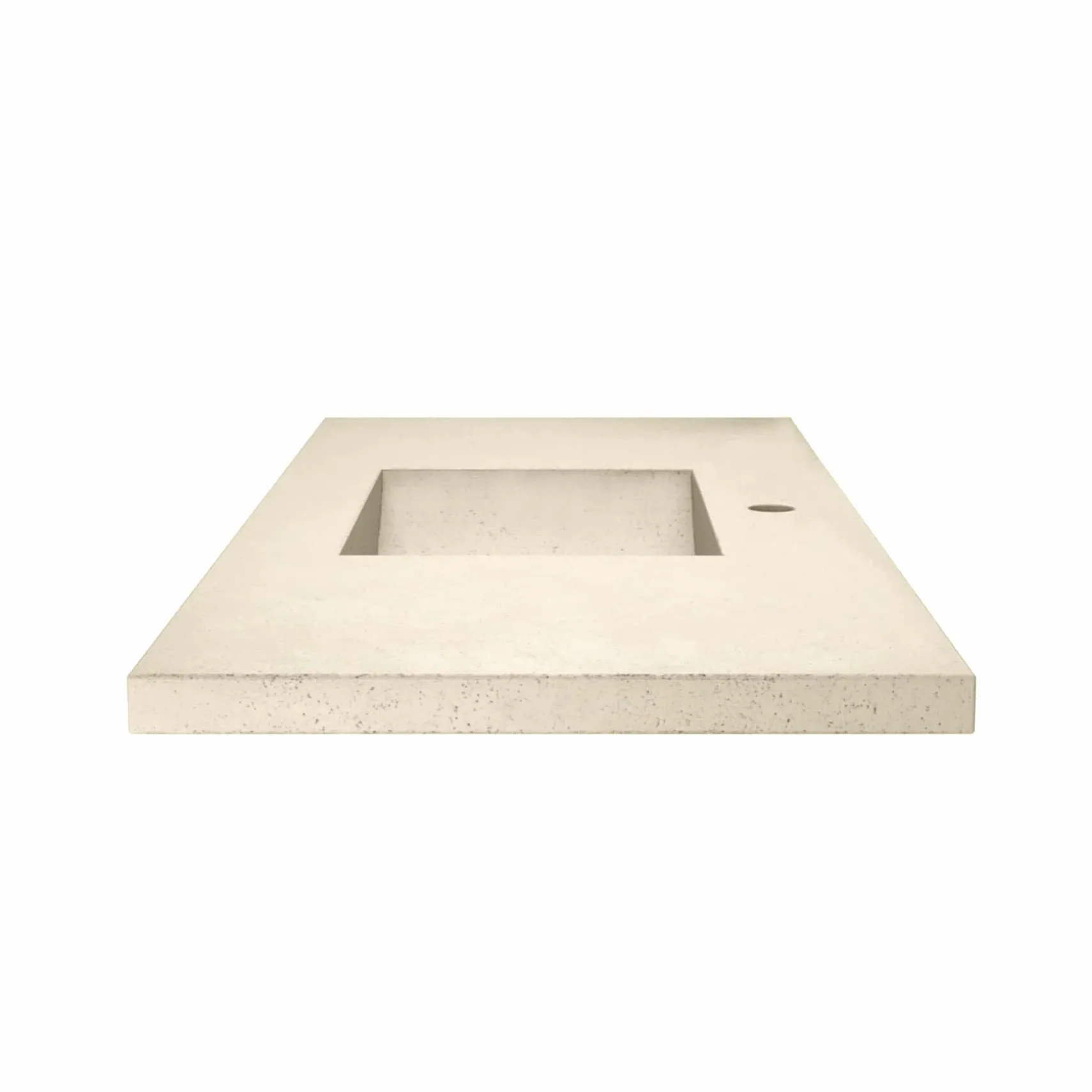 Native Trails 48" Palomar ADA NativeStone Vanity Top and Sink in Sand, Single Faucet Cutout, NSVNT48-D1