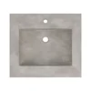 Native Trails 24" Palomar ADA NativeStone Vanity Top and Sink in Ash, Single Faucet Hole, NSVNT24-A1