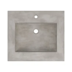 Native Trails 24" Palomar ADA NativeStone Vanity Top and Sink in Ash, Single Faucet Hole, NSVNT24-A1