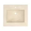 Native Trails 24" Palomar ADA NativeStone Vanity Top and Sink in Sand, Single Faucet Hole, NSVNT24-D1