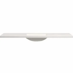 Native Trails 60" Palomar ADA NativeStone Vanity Top and Sink in Pearl, 8" Widespread Cutout, NSVNT60-P