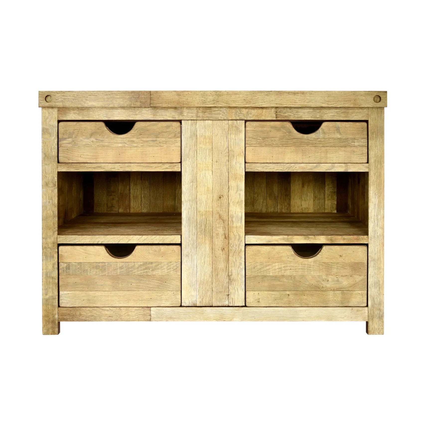Native Trails 48" Rustic Freestanding Vanity Base in Chardonnay, Vintner's Collection, Reclaimed Oak Wood, VNW481