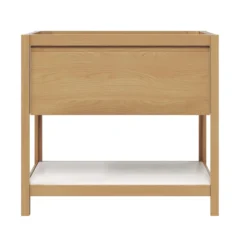Native Trails 36" Solace Freestanding Vanity Base, Sunrise Oak, Pearl Shelf, VNO361-P