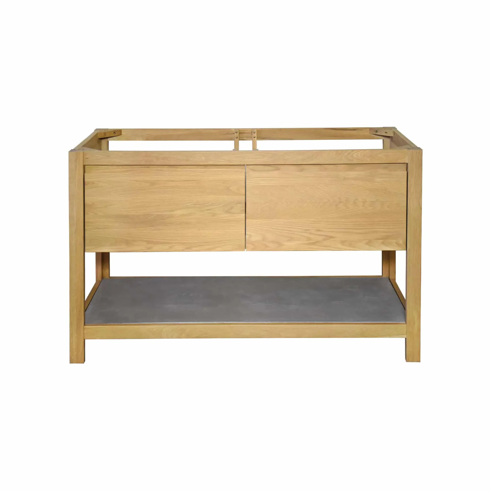 Native Trails 48" Solace Vanity Base in Sunrise Oak with Ash Shelf, VNO481-A