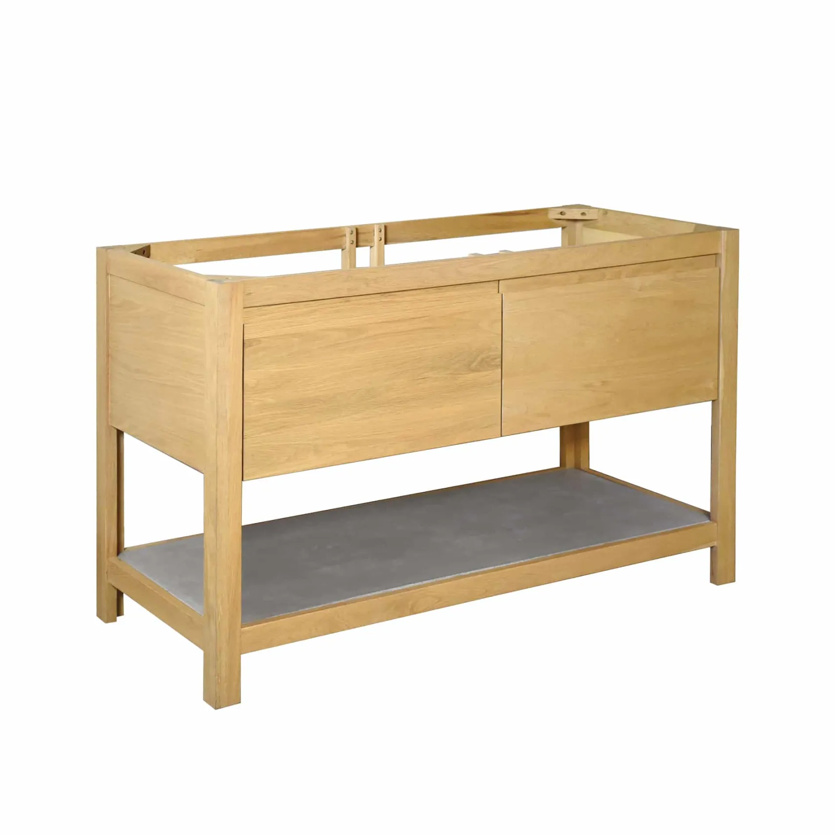 Native Trails 48" Solace Vanity Base in Sunrise Oak with Ash Shelf, VNO481-A