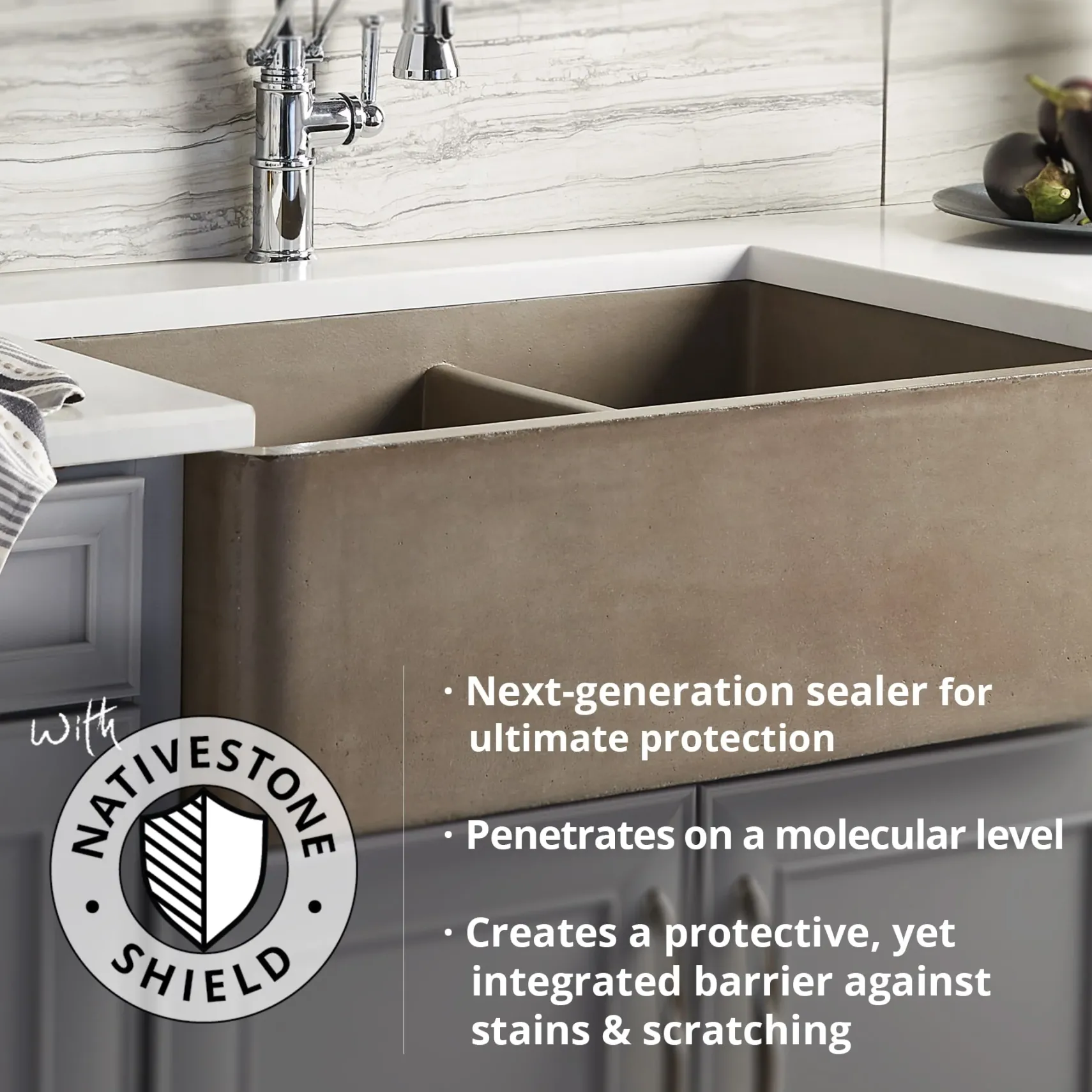Native Trails 48" Solace Vanity Base in Midnight Oak with Palomar Vanity Top and Sink, Pearl, VNO488-P-NSVNT48-P