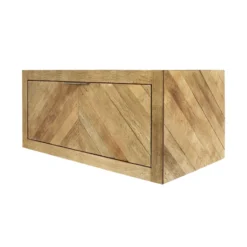 Native Trails 36" Vintner's Floating Wall Mount Vanity Base with Drawer in Chardonnay, VNW201