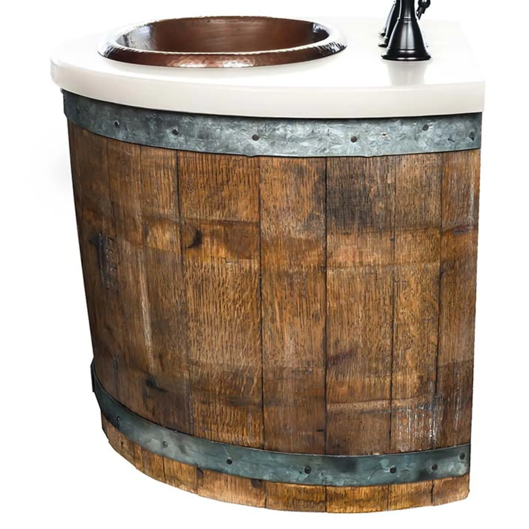Native Trails 24" Wall Mount Floating Vanity Base in Bordeaux, VNW241