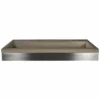 Native Trails 48" Zaca Rectangle Vanity Base with NativeStone Trough Sink in Earth, VNS48S-NSL4819-E