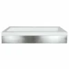 Native Trails 36" Zaca Vanity Base with NativeStone Trough Sink in Pearl, VNS36S-NSL3619-P