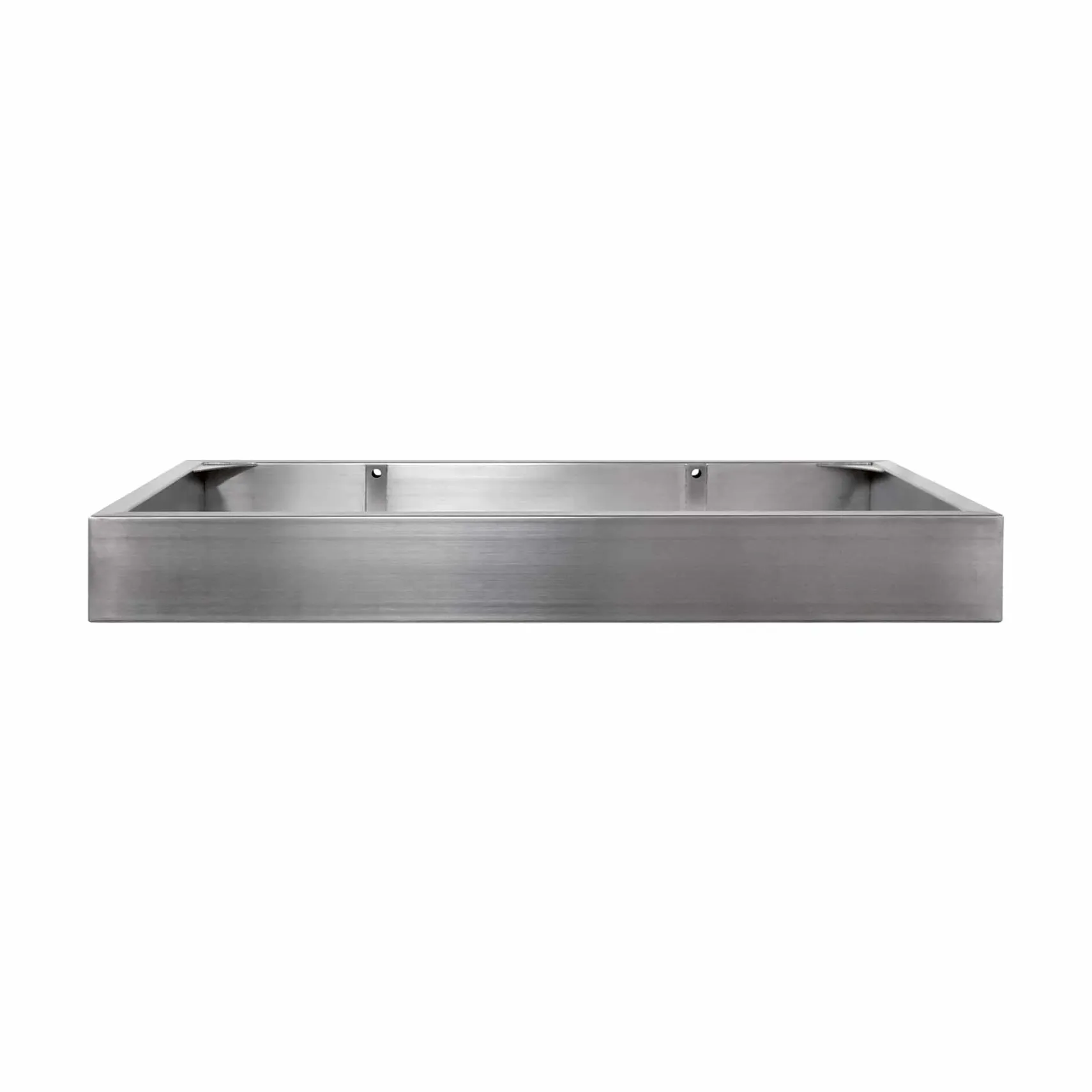 Native Trails 36" Zaca Vanity Base with NativeStone Trough Sink in Pearl, VNS36S-NSL3619-P