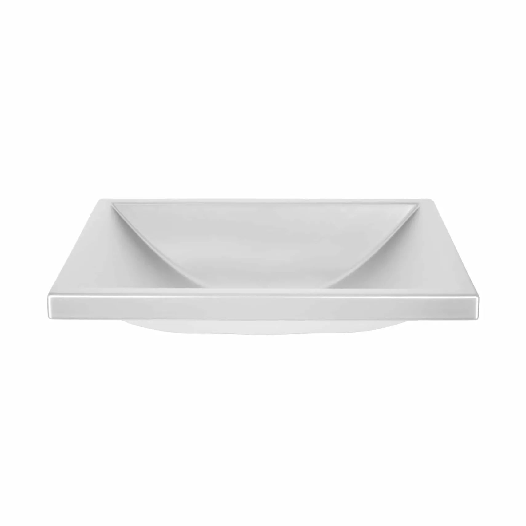 Native Trails Amara 20" x 14" Rectangle Fireclay Bathroom Sink, Silver, PML2014-S