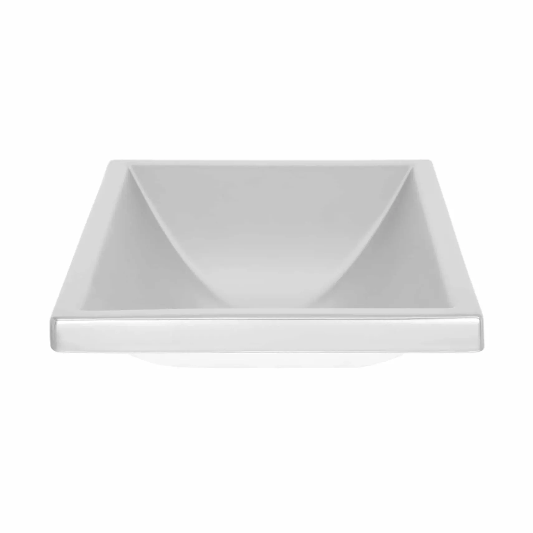 Native Trails Amara 20" x 14" Rectangle Fireclay Bathroom Sink, Silver, PML2014-S