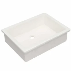 Native Trails Anacapa 21" x 15.5" Rectangle Undermount NativeStone Concrete ADA Bathroom Sink, Pearl, NSL2116-P