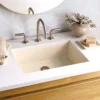 Native Trails Anacapa 21" x 15.5" Rectangle Undermount NativeStone Concrete ADA Bathroom Sink, Sand, NSL2116-D