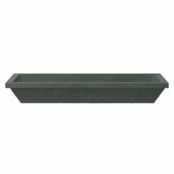 Native Trails Arcata 37" x 15" Rectangle Undermount NativeStone Concrete Bathroom Sink, Forest, NSL3715-F