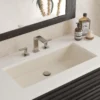 Native Trails Arcata 31" x 15" Rectangle Undermount NativeStone Concrete Bathroom Sink, Sand, NSL3115-D