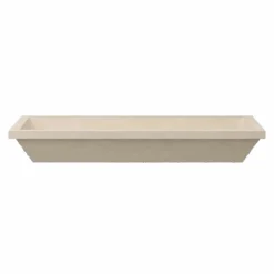 Native Trails Arcata 37" x 15" Rectangle Undermount NativeStone Concrete Bathroom Sink, Sand, NSL3715-D