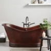 Native Trails Aurora 72" Freestanding Copper Bathtub in Antique Copper, CPS902