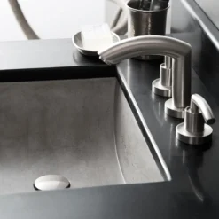 Native Trails Cabrillo 21" Rectangle NativeStone Concrete Bathroom Sink, Ash, NSL2014-A